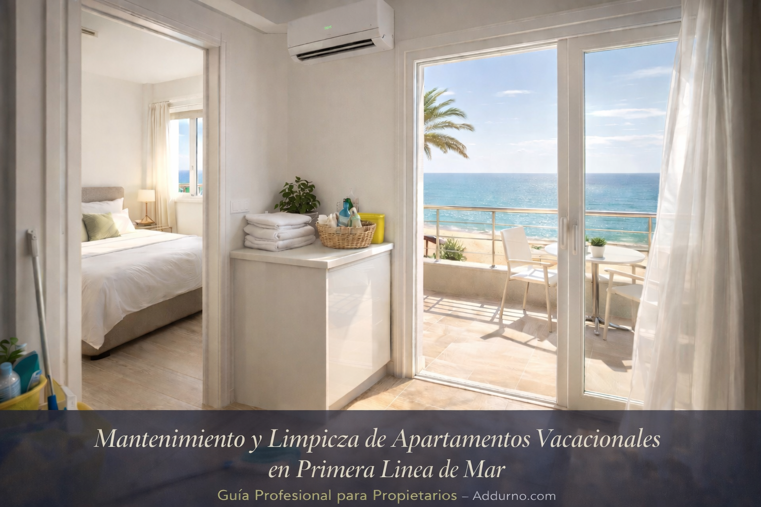 Limpieza del apartamento vacacional