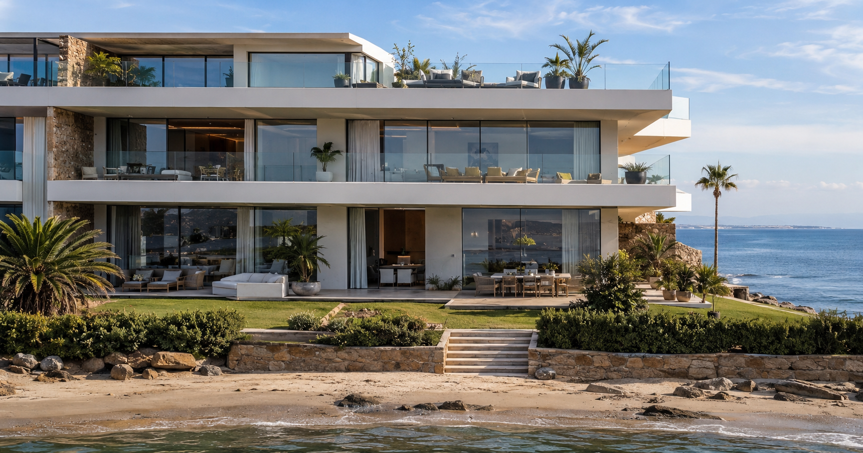 Welches Stockwerk ist am Meer besser: Erdgeschoss, Mittellage oder Penthouse?