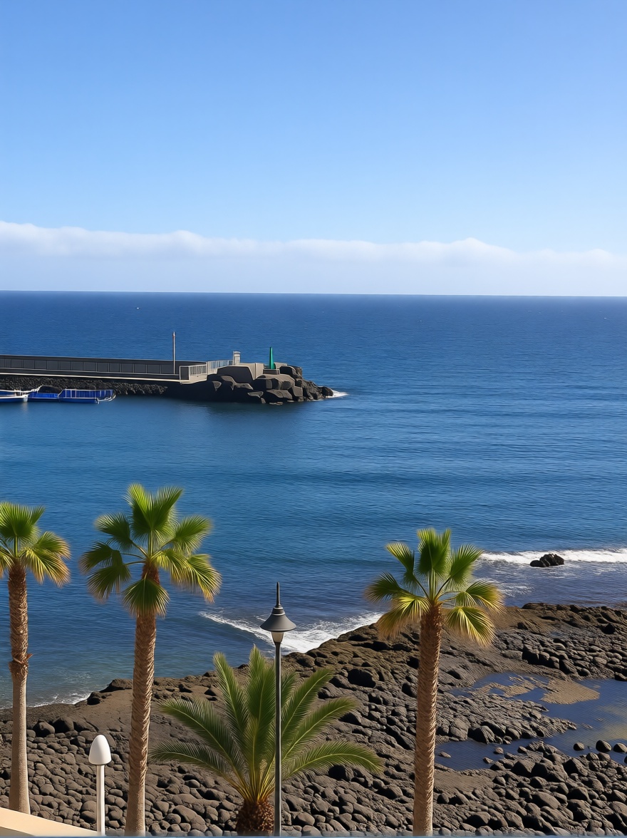 Dúplex en primera línea de playa en Telde — Vista mar