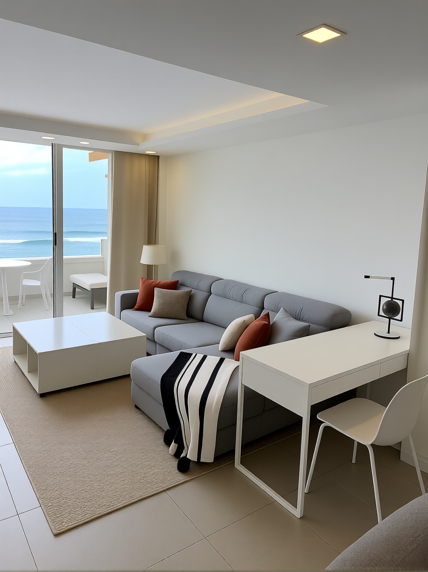 Appartement en première ligne de plage à Las Palmas de Gran Canaria — Séjour