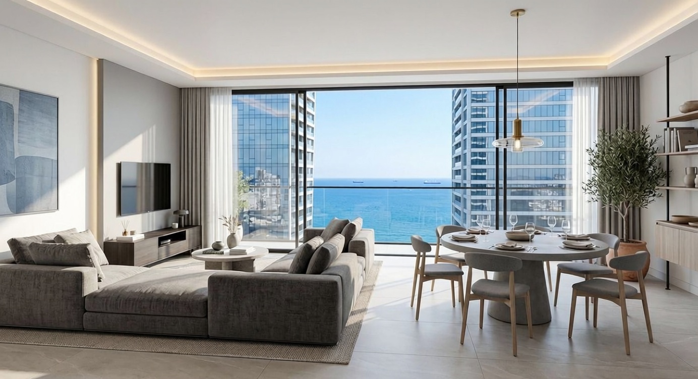 Appartement en première ligne de plage à Las Palmas de Gran Canaria — Séjour