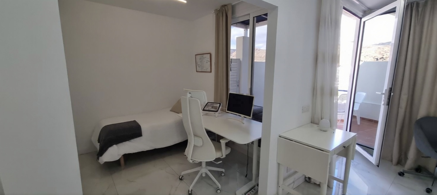 Seafront attic in Mogán — Bedroom