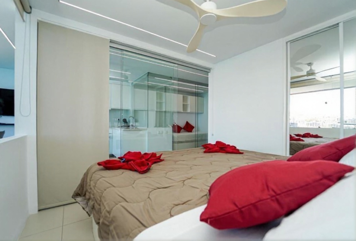 Apartamento em primeira linha de praia em Mogán — Quarto