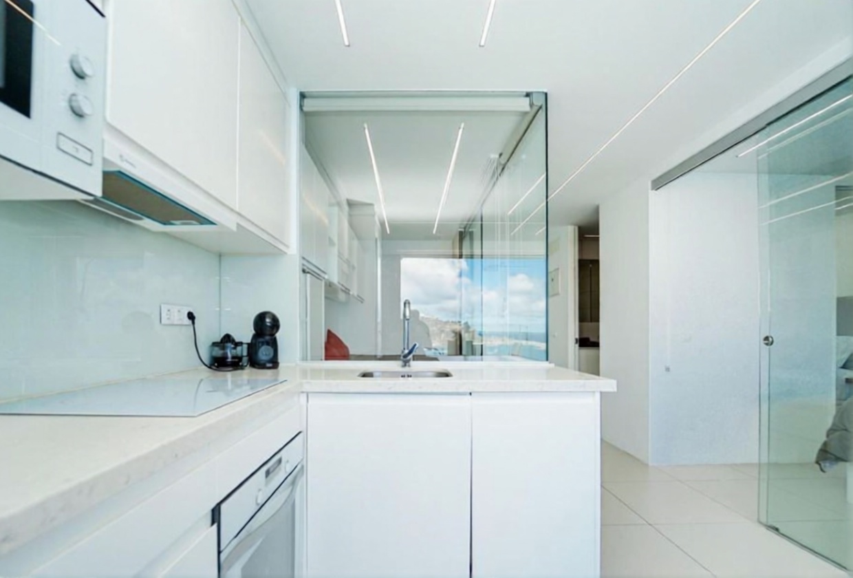 Apartamento em primeira linha de praia em Mogán — Cozinha