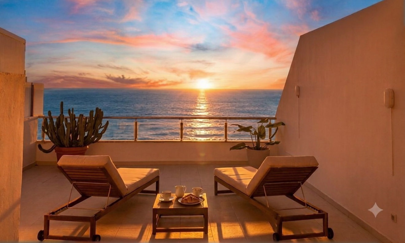 Seafront attic in Santa Maria de Guia de Gran Canaria