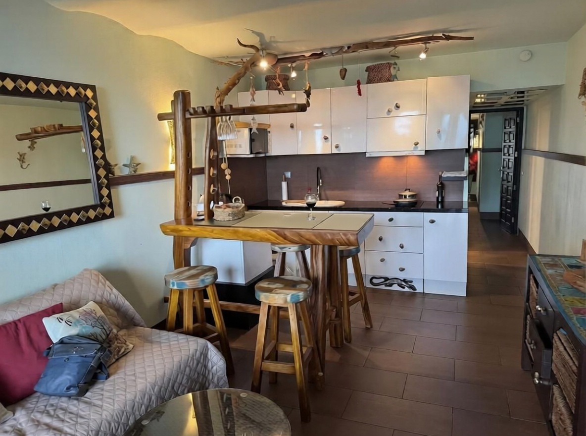 Chalet avec accès direct à la plage à San Bartolomé de Tirajana — Cuisine