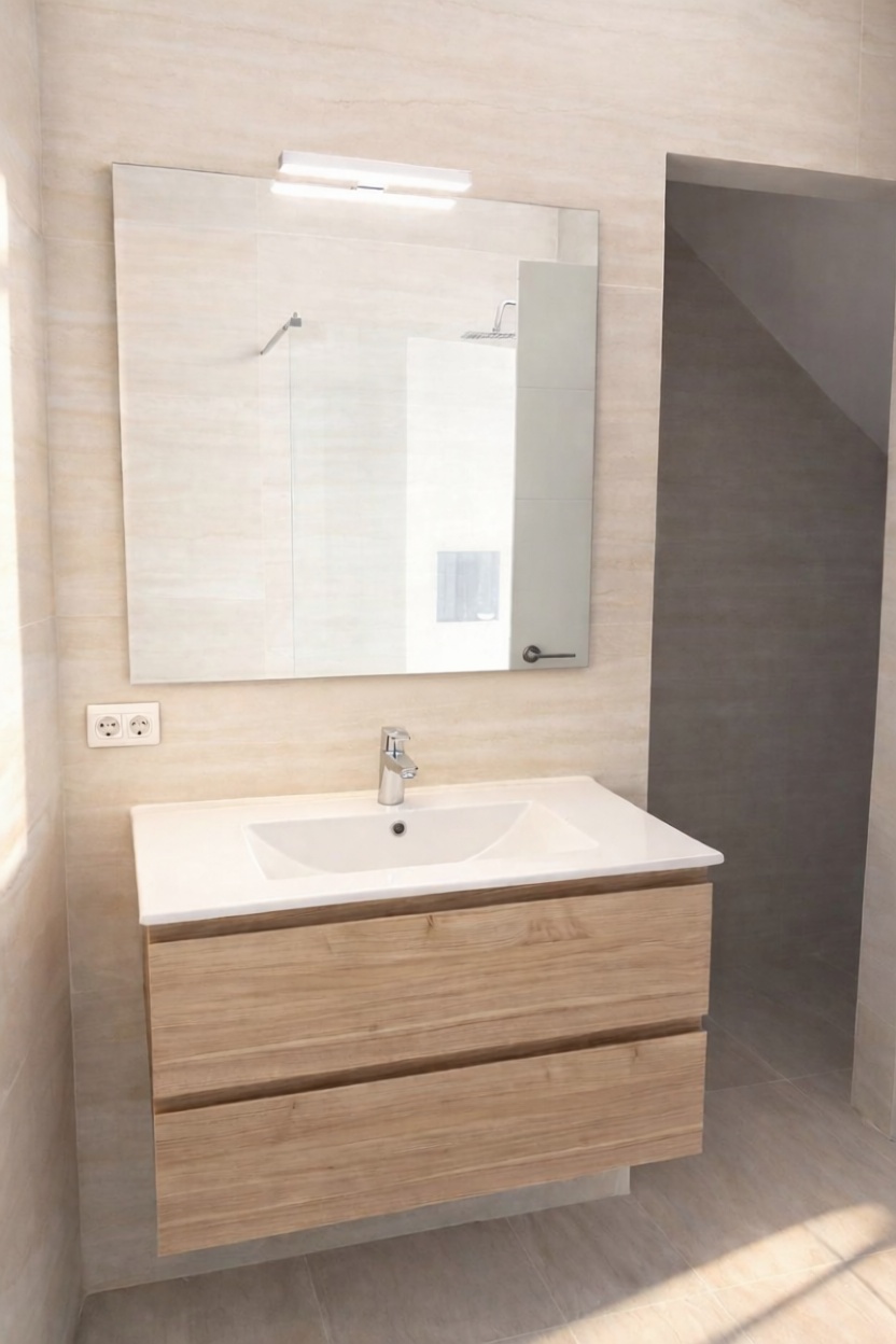 Beachfront duplex in Hermigua — Bathroom