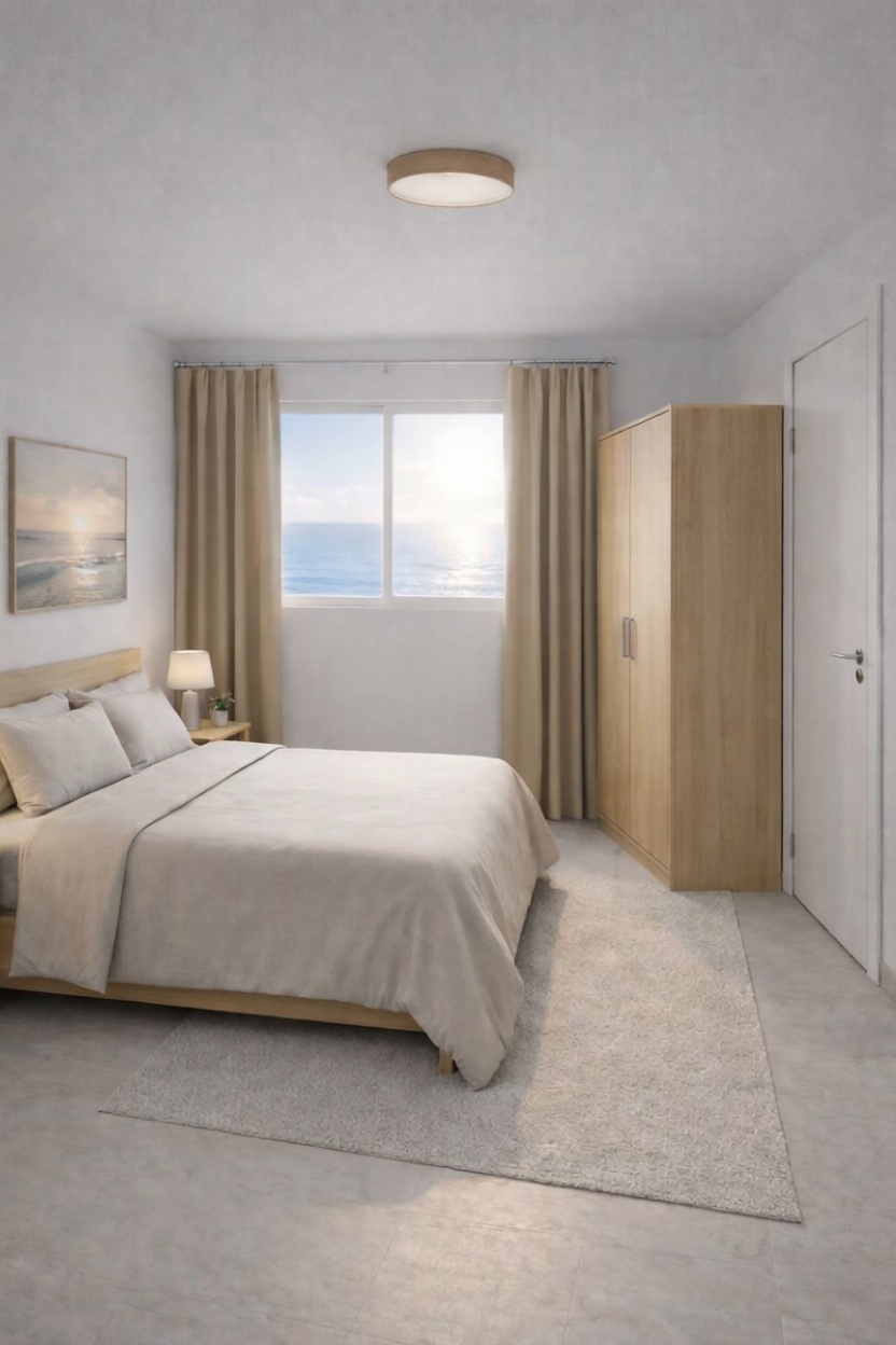 Beachfront duplex in Hermigua — Bedroom