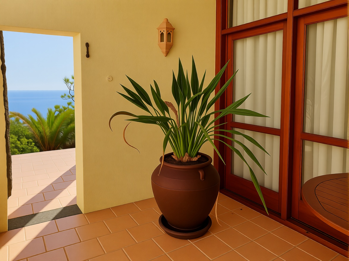 Chalet with direct beach access in Valverde — Sea terrace