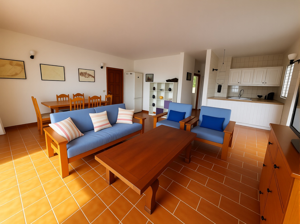 Chalet with direct beach access in Valverde — Living room
