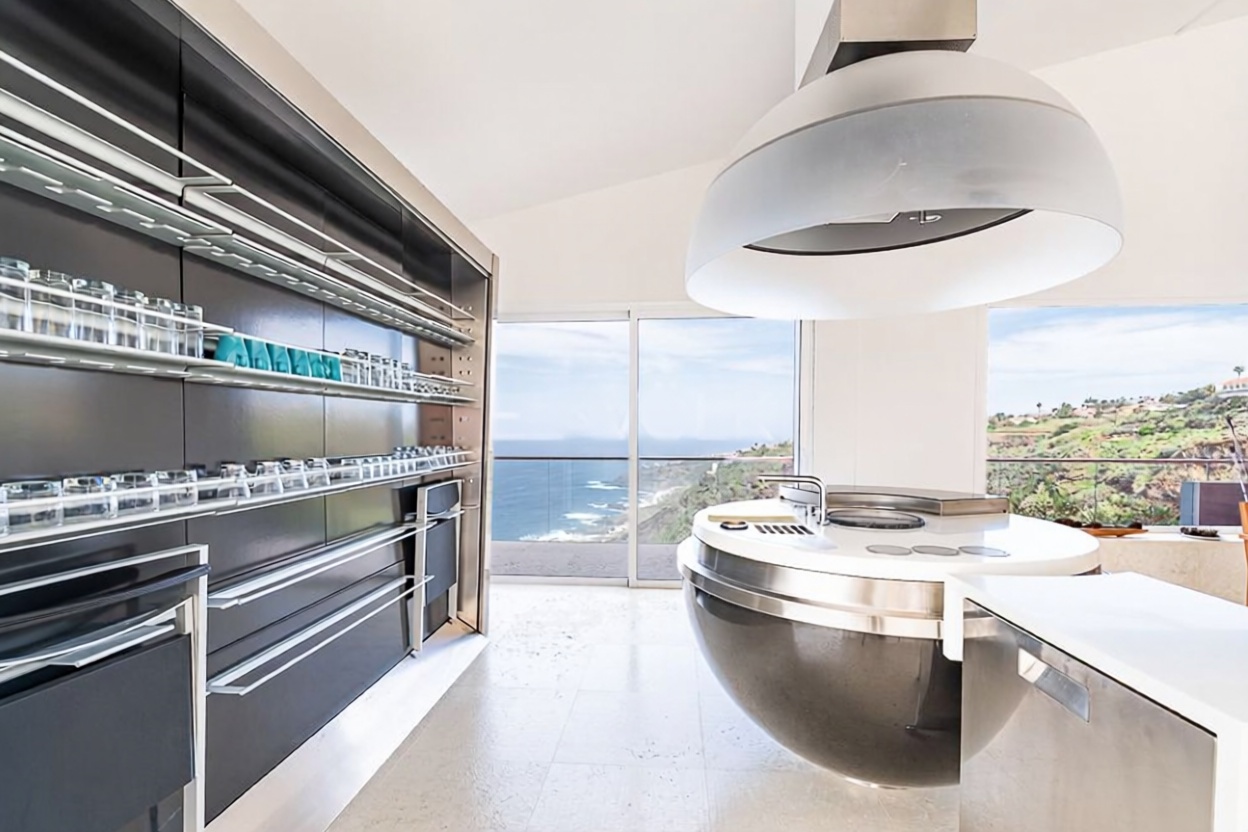 Chalet mit direkter Strandzugang in Tacoronte — Küche