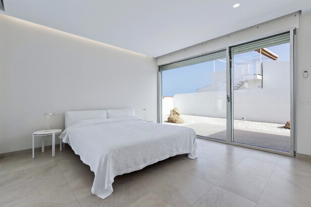 Chalet con acceso directo a playa en Guia de Isora — Dormitorio