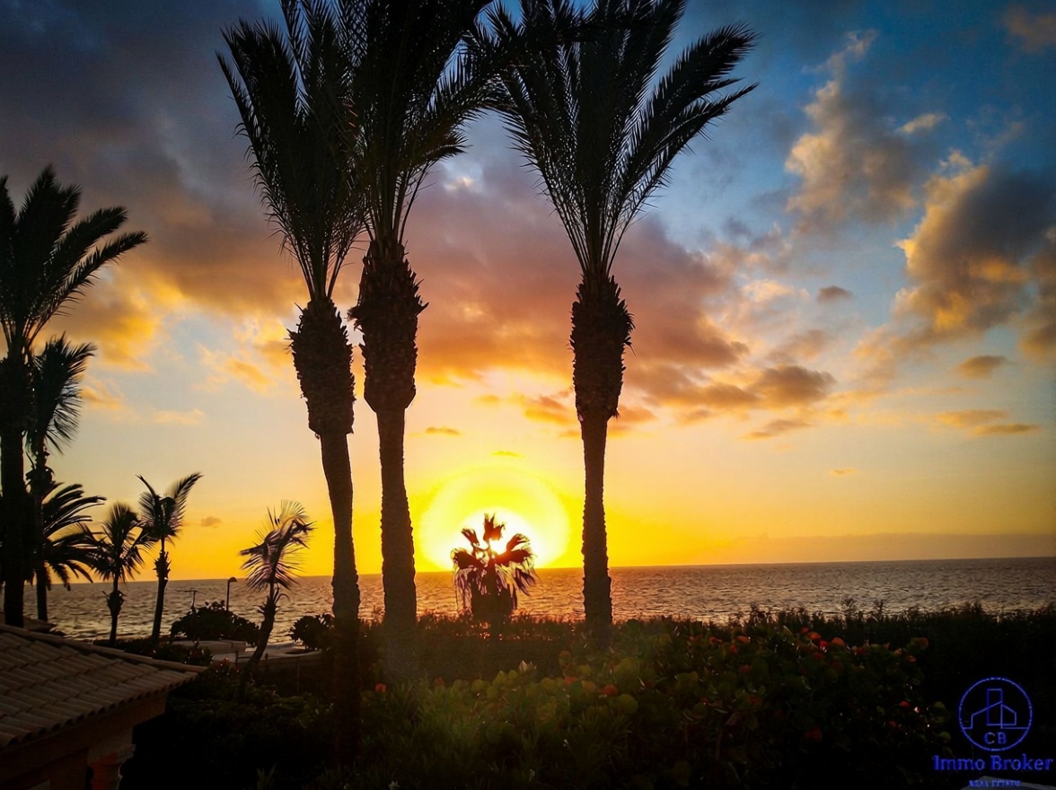 Chalet con acceso directo a playa en Arona — Vista mar