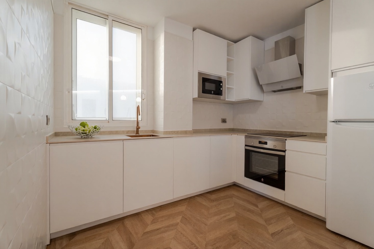 Ático em primeira linha de mar em Arona — Cozinha