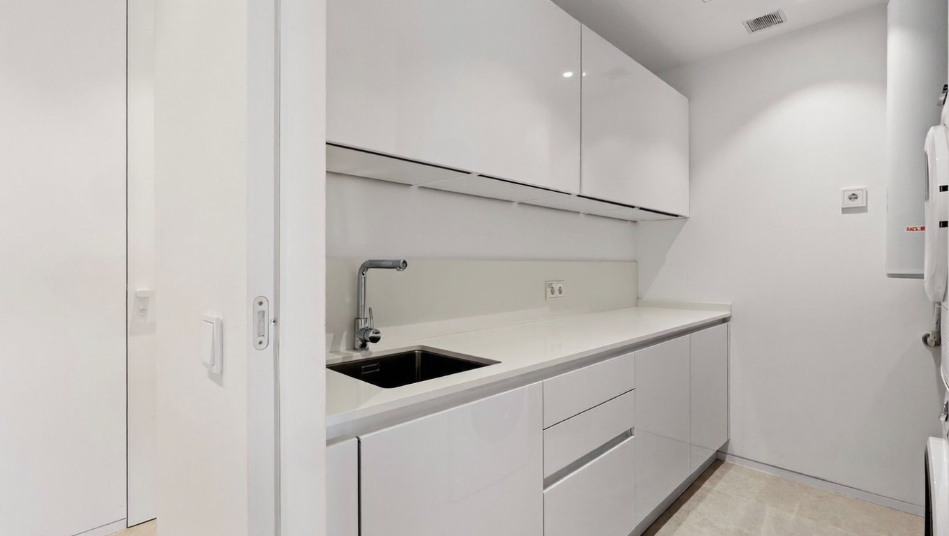 Piso en primera línea de playa en Palm Mar — Dormitorio
