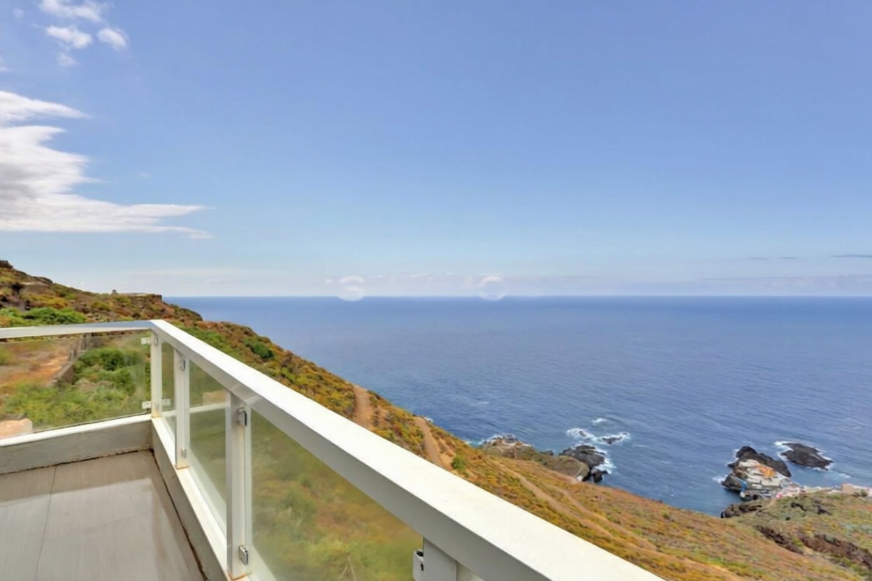 Chalet con acceso directo a playa en Tacoronte — Terraza mar