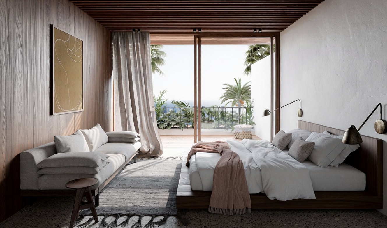 Chalet com acesso direto à praia em Adeje — Quarto