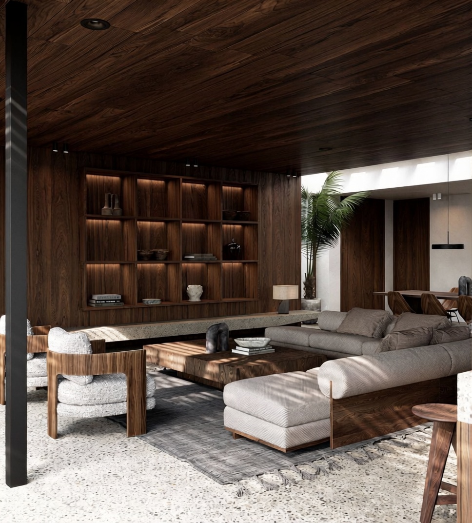Chalet com acesso direto à praia em Adeje — Sala