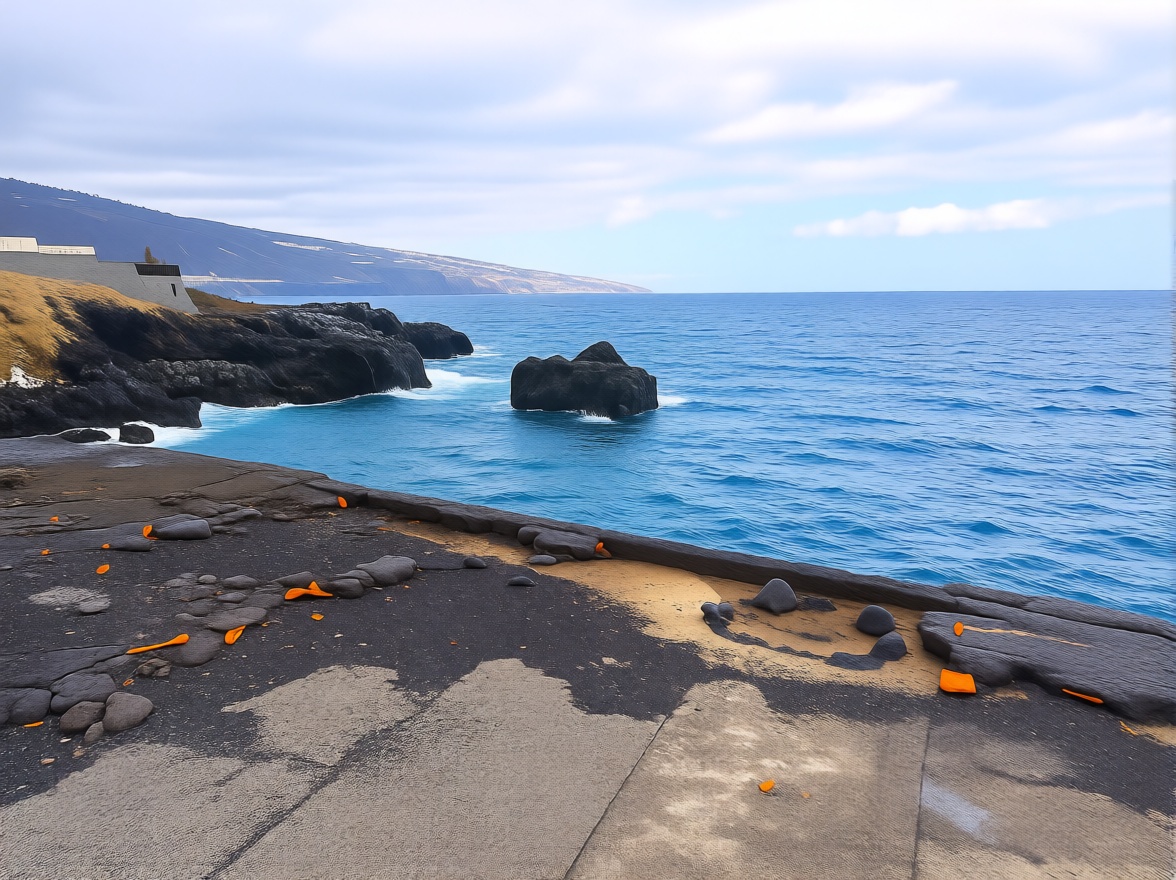 Chalet with direct beach access in Tenerife — Sea view