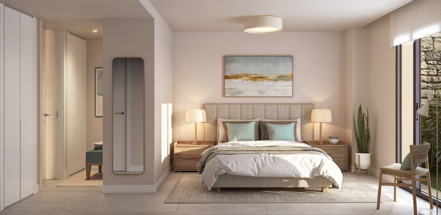 Beachfront flat in Adeje — Bedroom