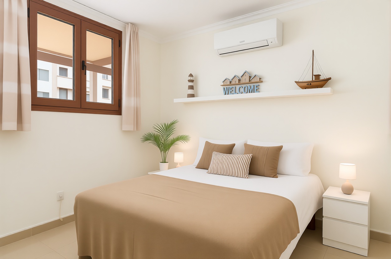 Beachfront flat in Los Cristianos — Bedroom