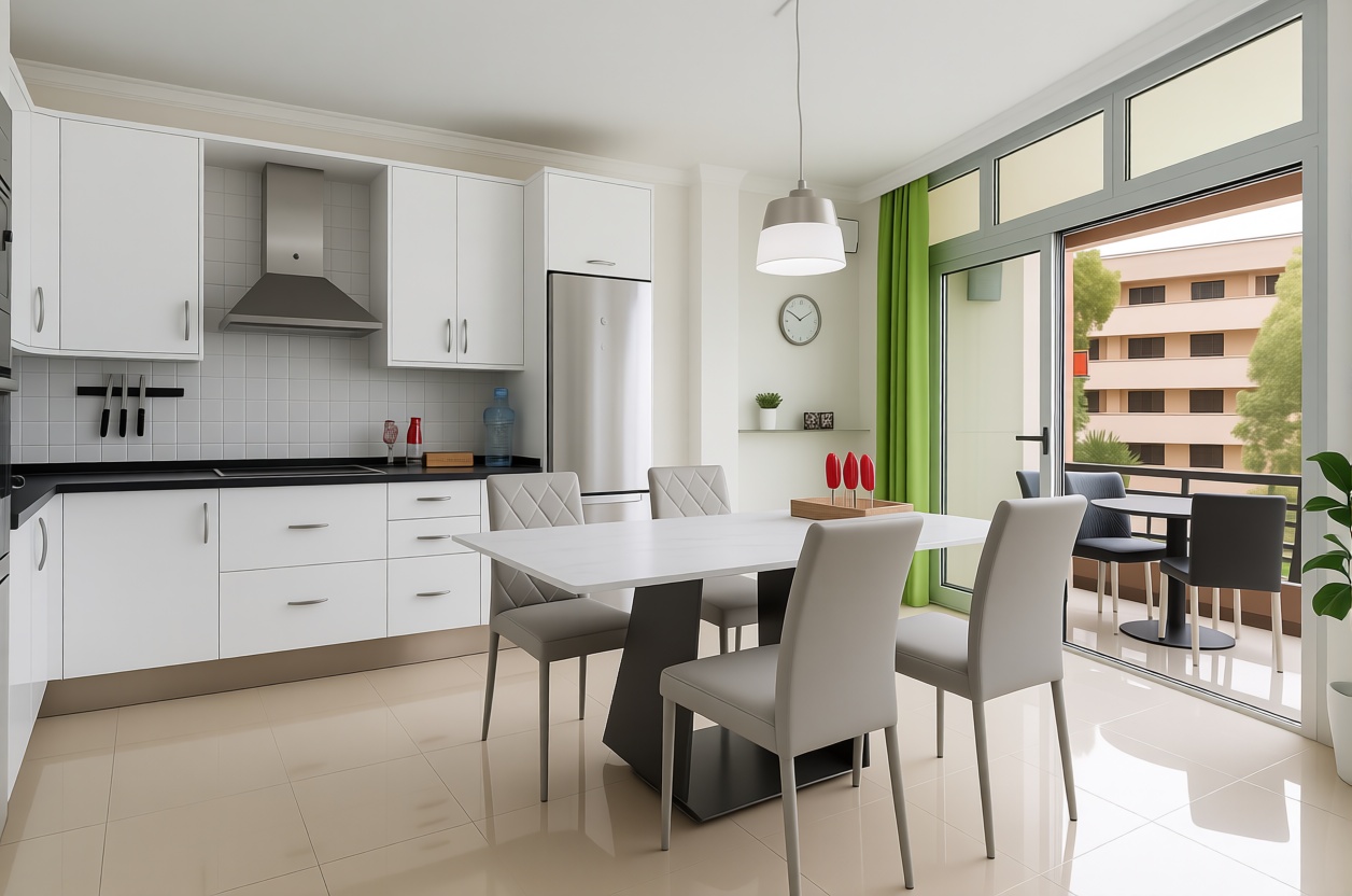 Beachfront flat in Los Cristianos — Kitchen