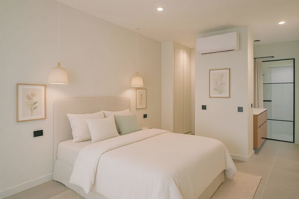 Beachfront flat in Arona — Bedroom