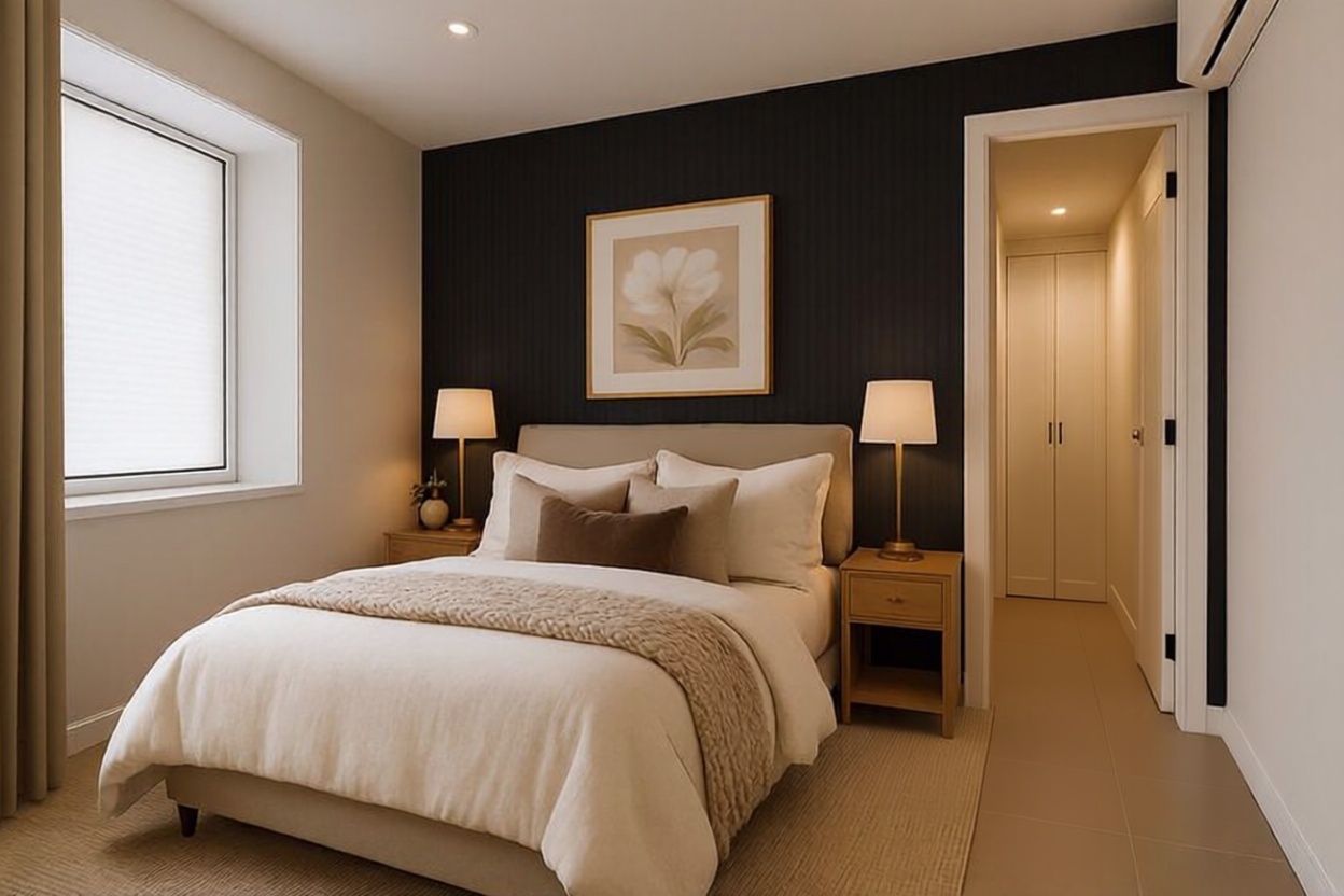 Beachfront flat in Arona — Bedroom