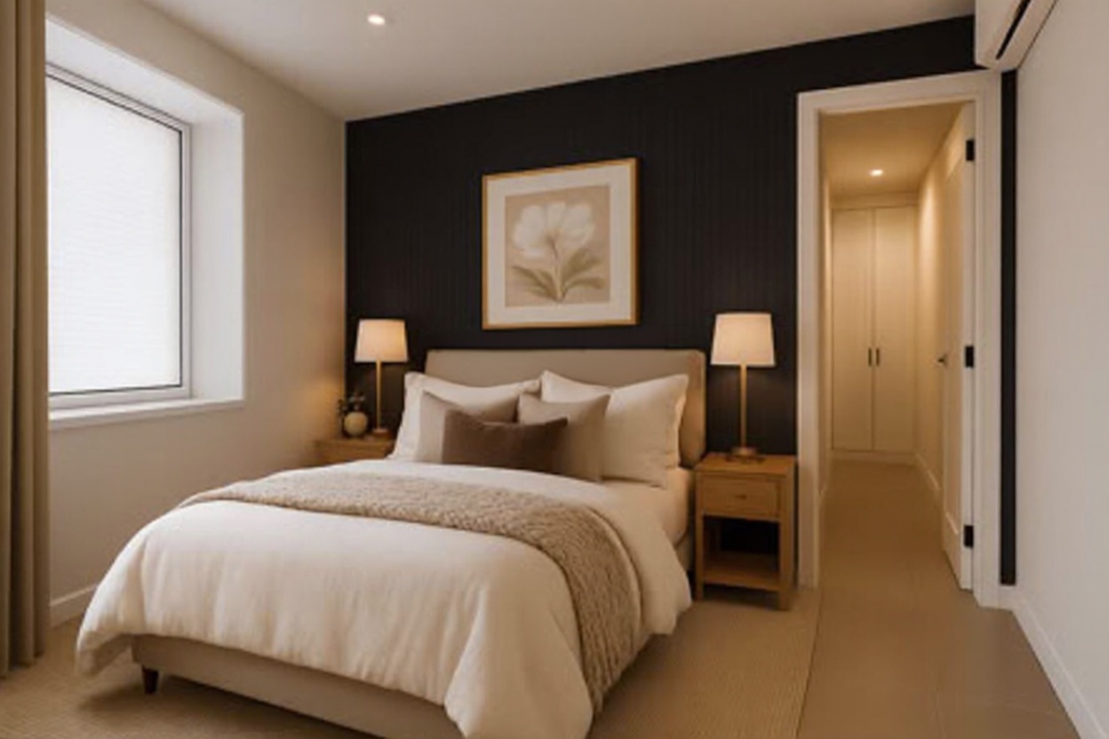 Beachfront flat in Arona — Bedroom
