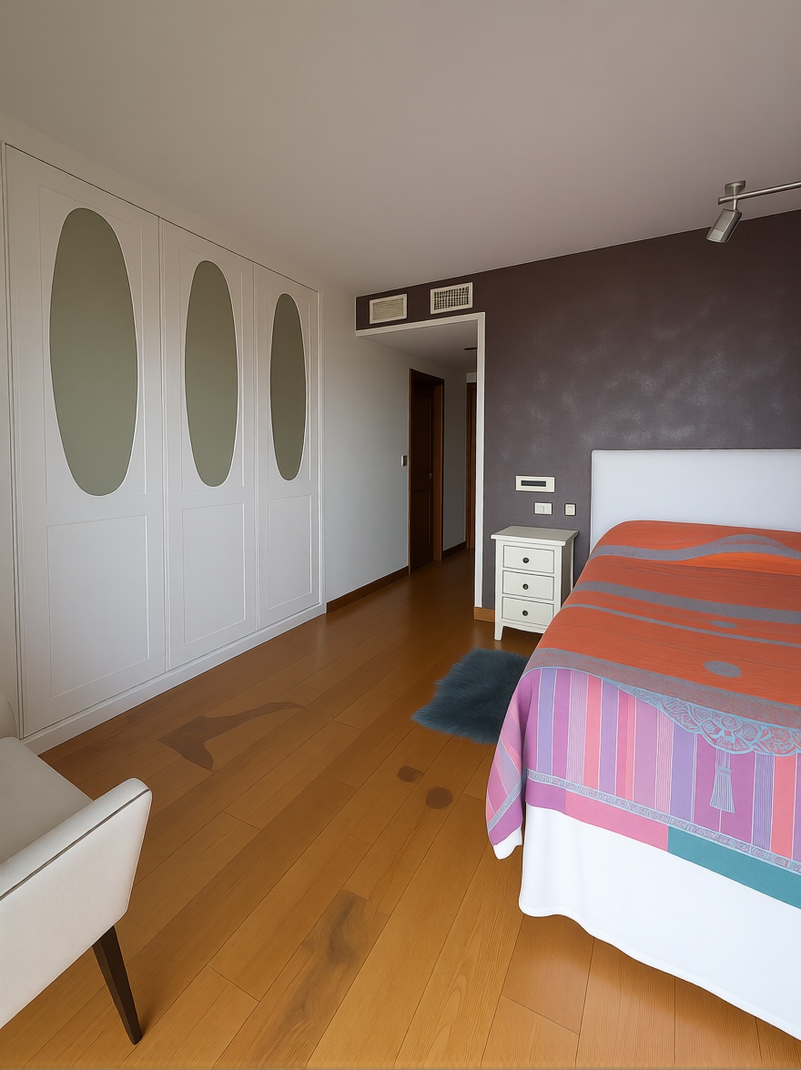 Beachfront flat in Melilla — Bedroom