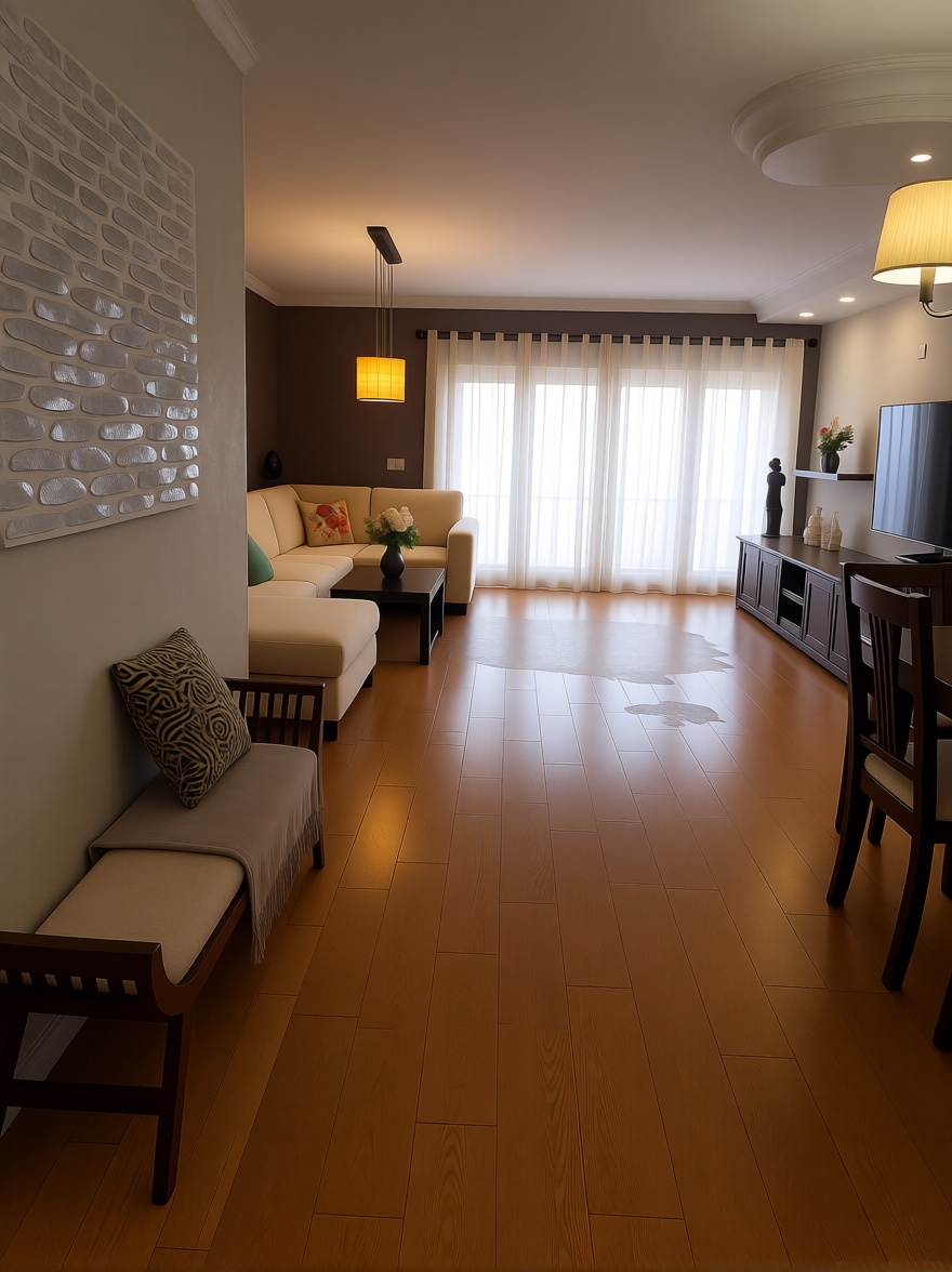 Beachfront flat in Melilla — Living room