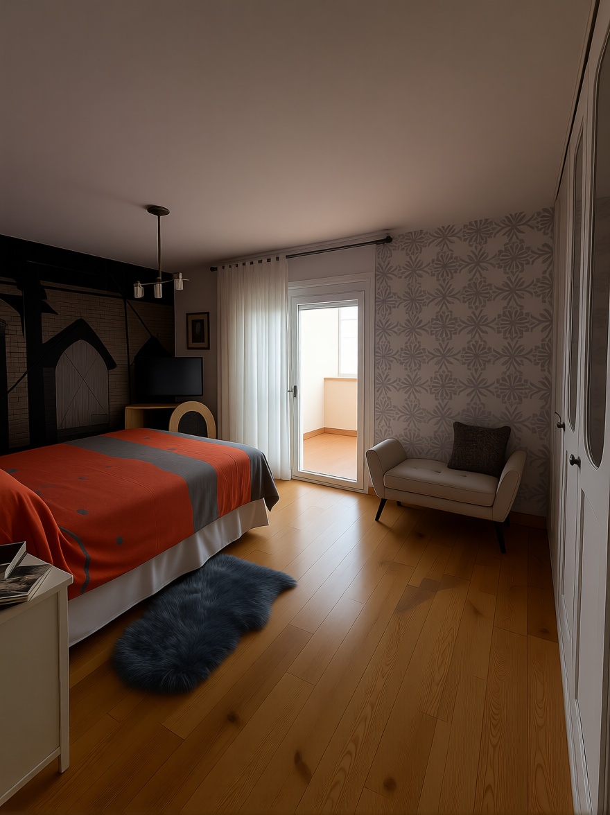 Beachfront flat in Melilla — Bedroom