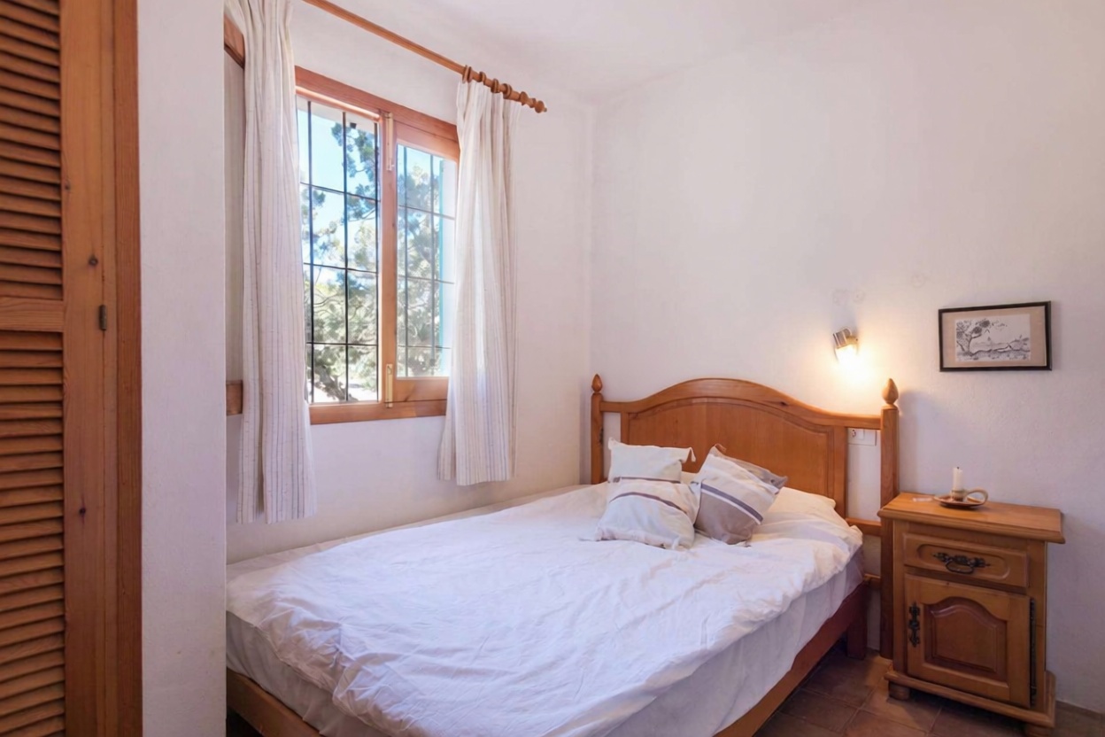 Haus mit direkter Strandzugang in Formentera — Schlafzimmer