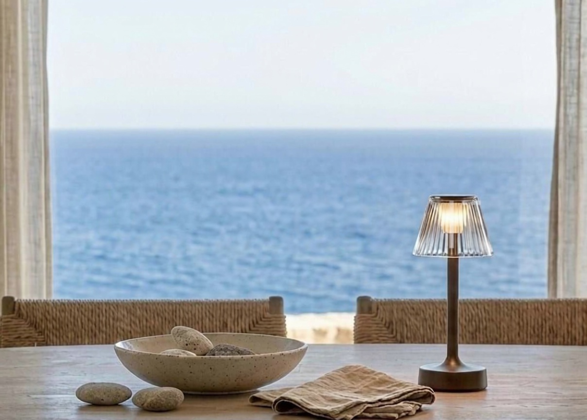 Chalet with direct beach access in Formentera — Sea view