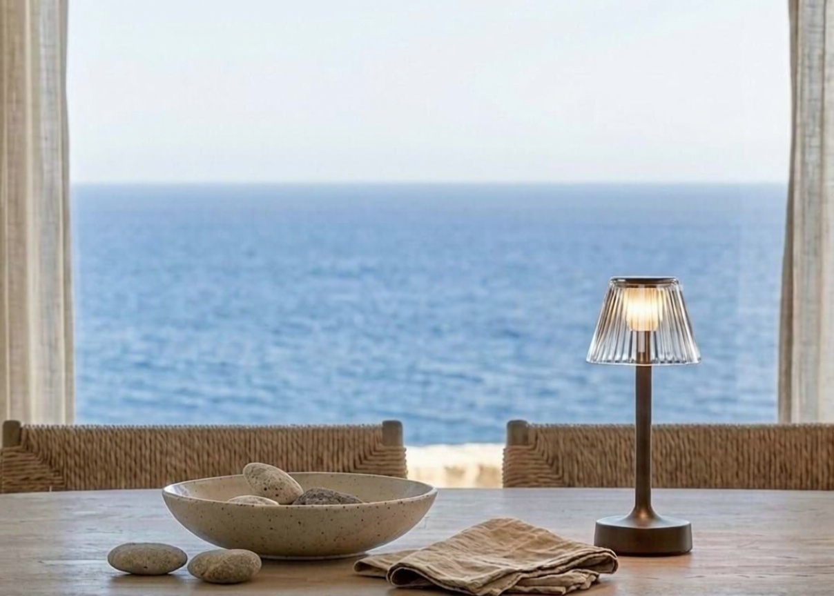 Chalet with direct beach access in Formentera — Sea view