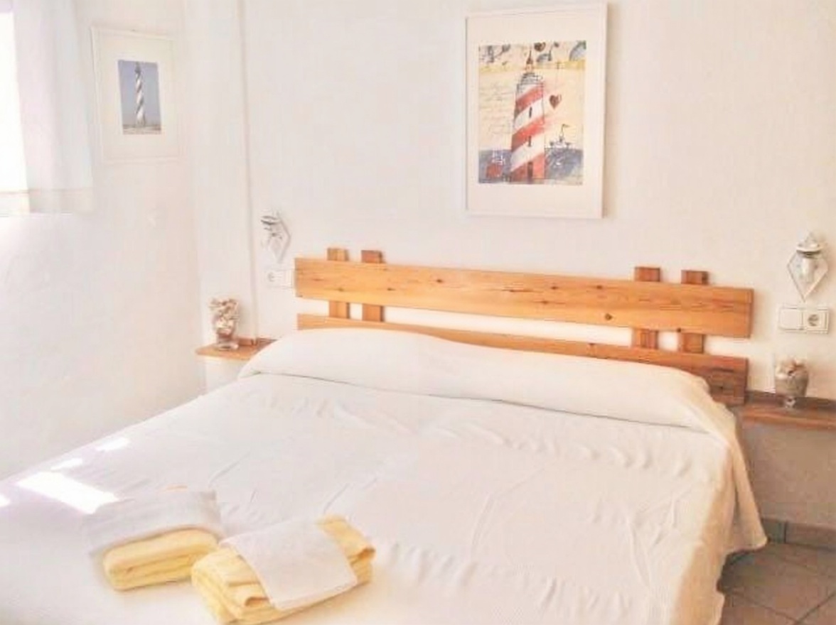 Beachfront flat in Formentera — Bedroom