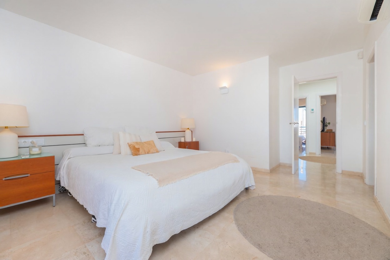 Chalet mit direkter Strandzugang in Eivissa — Schlafzimmer