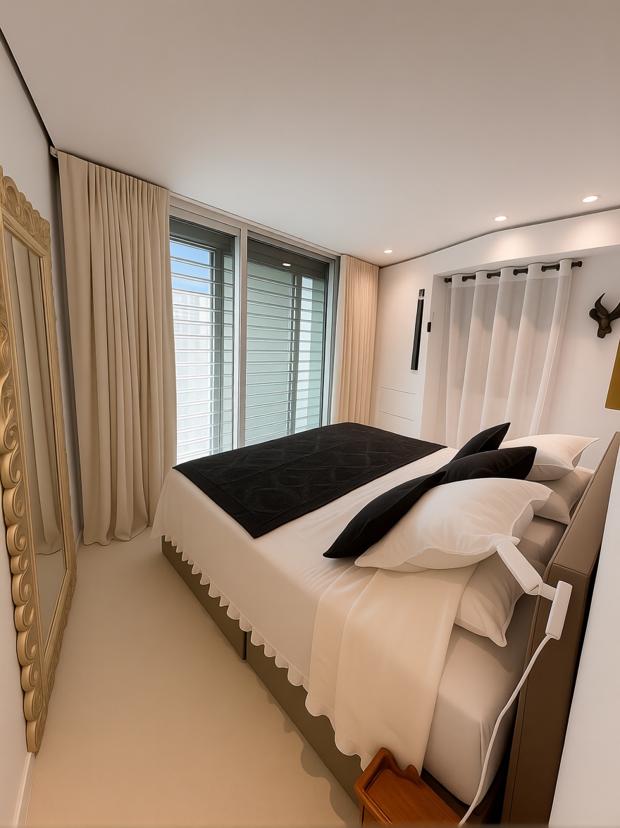 Piso en primera línea de playa en Eivissa — Dormitorio