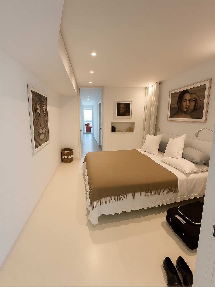 Piso en primera línea de playa en Eivissa — Dormitorio