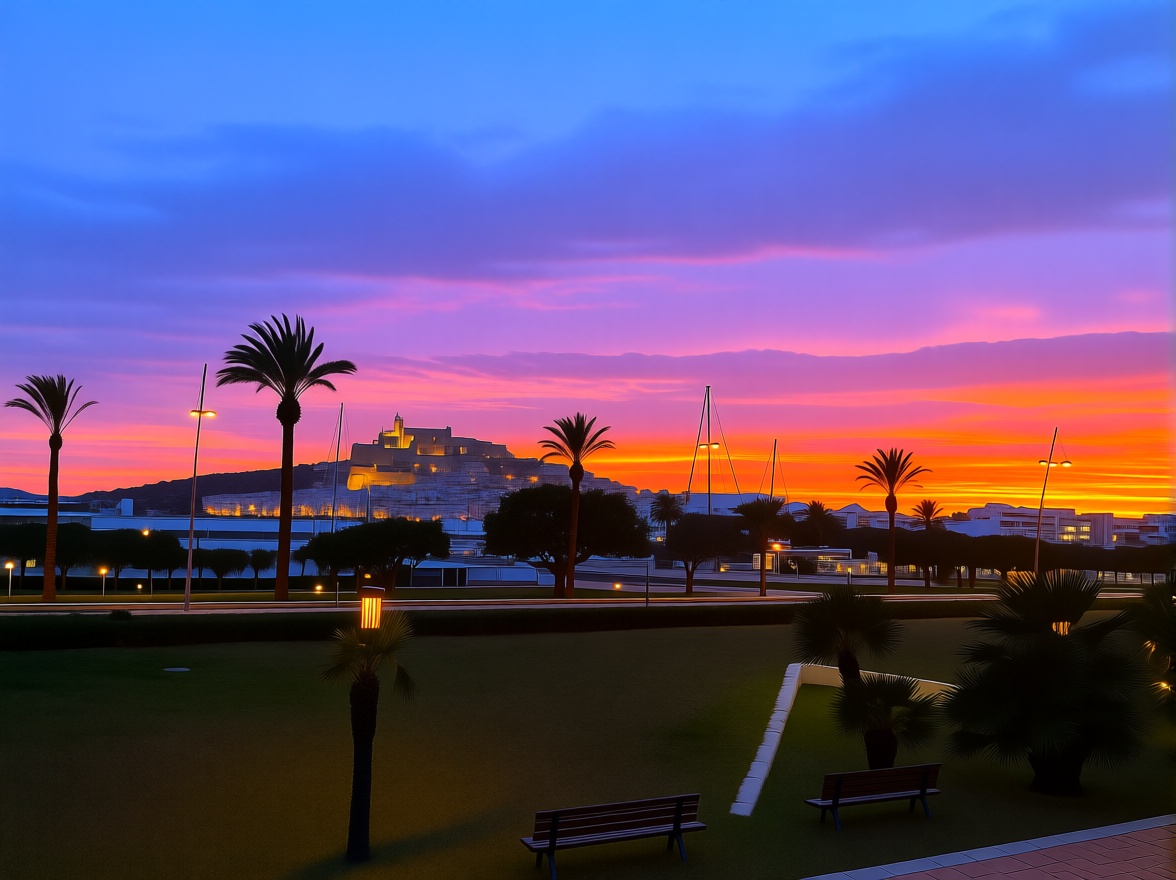 Beachfront flat in Eivissa — Sea view