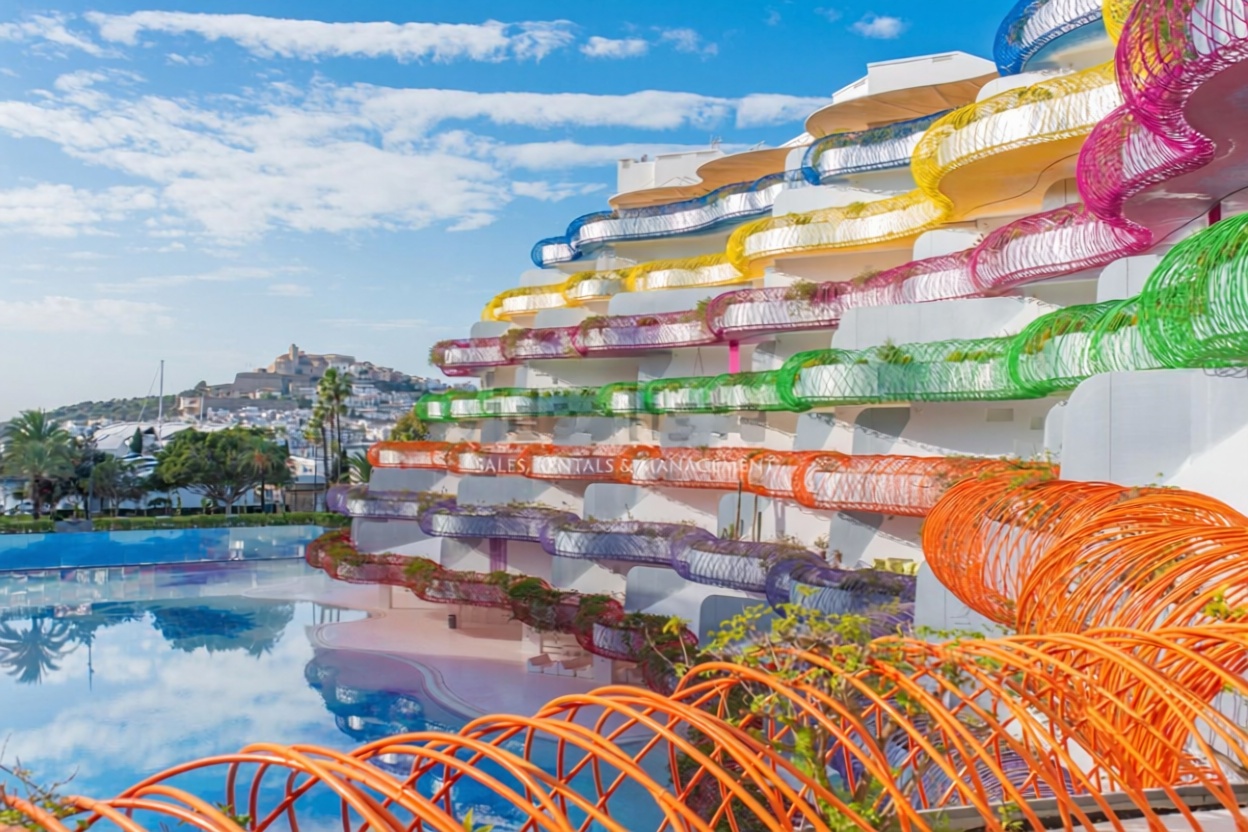 Квартира первая линия пляжа в Eivissa — Морской вид