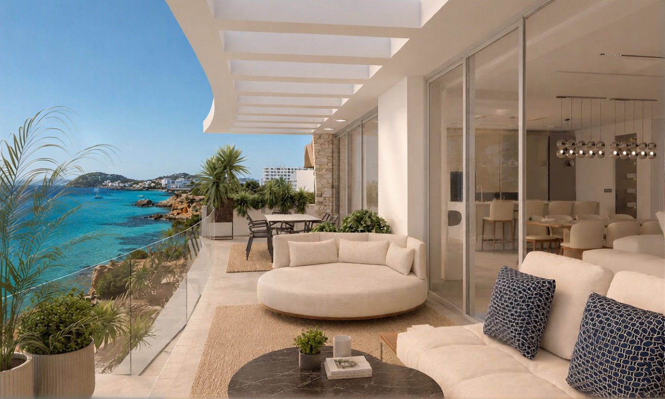 Seafront attic in Sant Antoni de Portmany