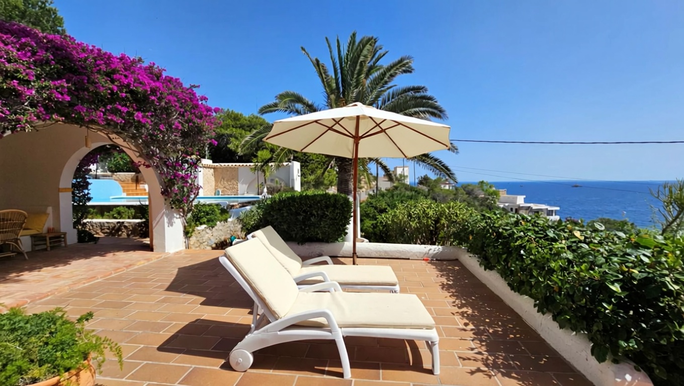 Chalet mit direkter Strandzugang in Eivissa