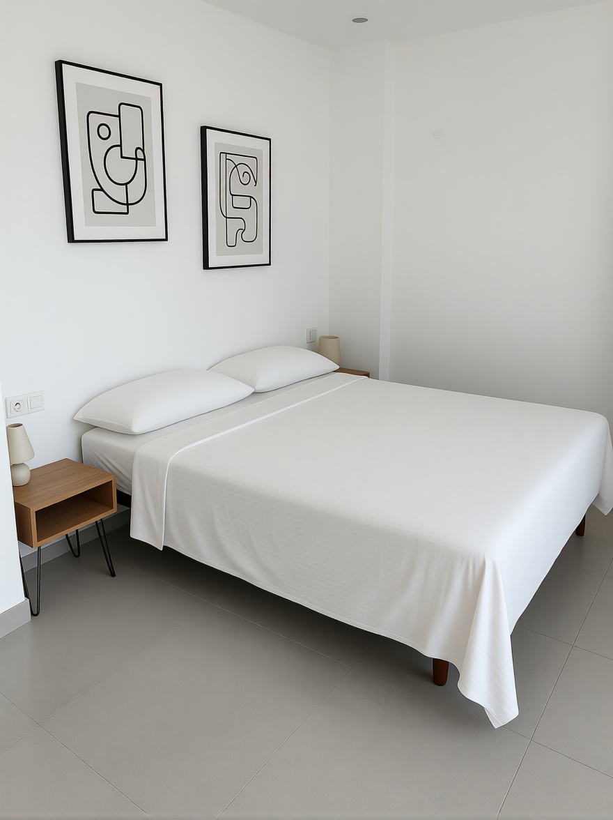 Seafront attic in Sant Antoni de Portmany — Bedroom