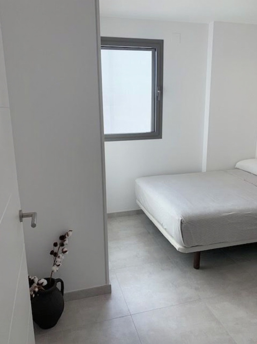 Seafront attic in Sant Antoni de Portmany — Bedroom