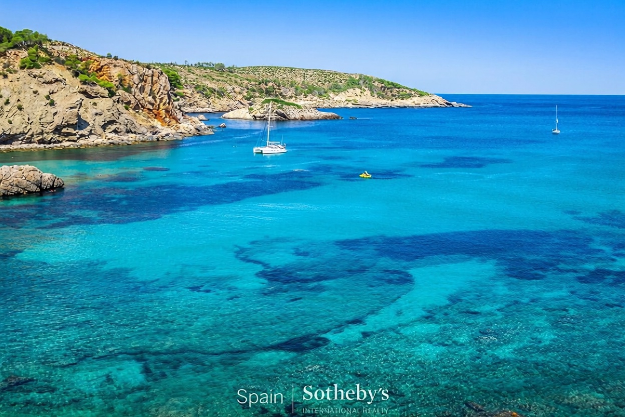Wohnung in erste Strandlinie in Eivissa — Meerblick