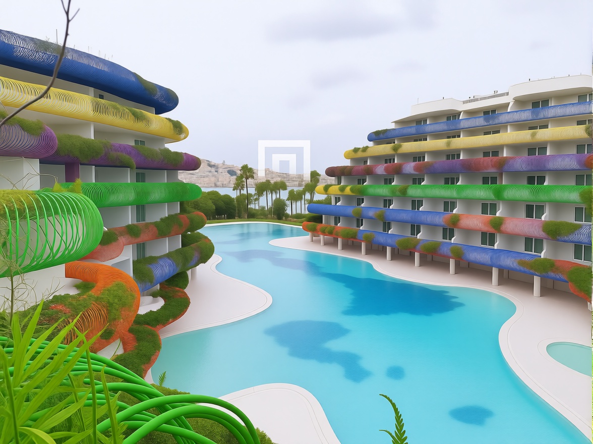 Wohnung in erste Strandlinie in Eivissa — Meerblick