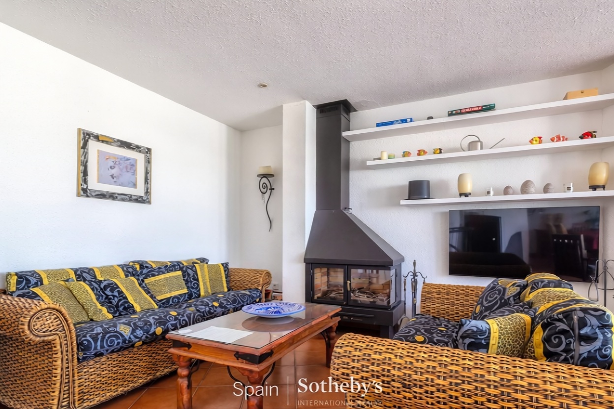 Penthouse in erste Meereslinie in Eivissa — Wohnzimmer