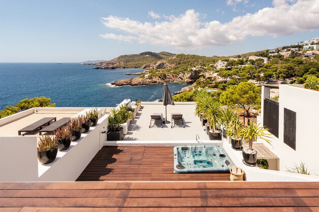 Dúplex en primera línea de playa en Santa Eulalia del Río