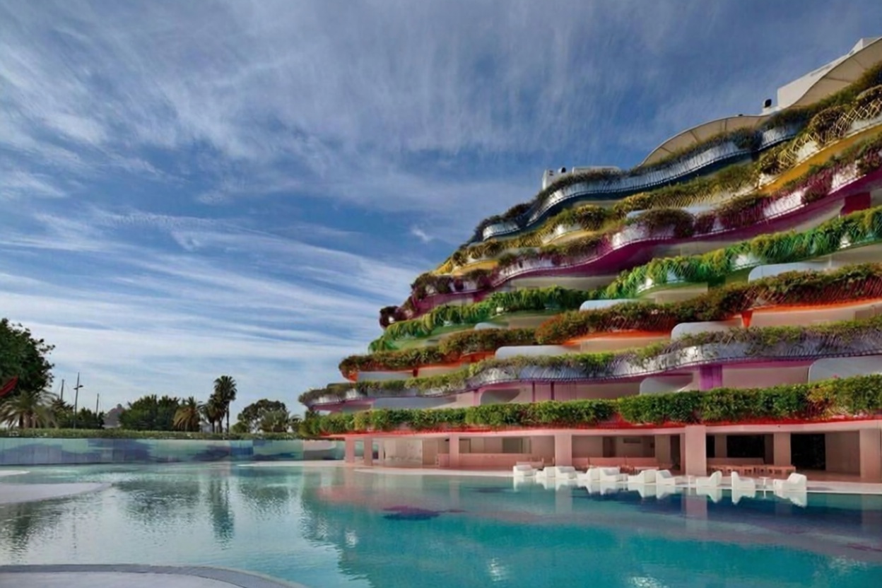 Wohnung in erste Strandlinie in Eivissa — Pool
